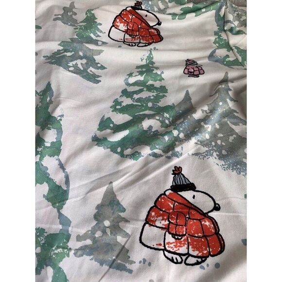 Munki Munki Peanuts Snoopy Woodstock Puffer Jacket Nightgown PJ Women’s Sz M NEW - Picture 15 of 16